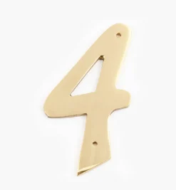 Sale Script Cast Brass House Numbers Architectural Hardware