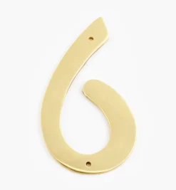 Sale Script Cast Brass House Numbers Architectural Hardware