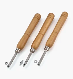 Set Of 3 Carbide-Tipped Turning Tools Turning