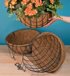 Hot Set Of 3 Hanging Baskets Container Gardening