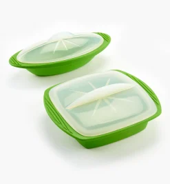 Sale Set Of 2 Silicone Steam Cookers Cookware