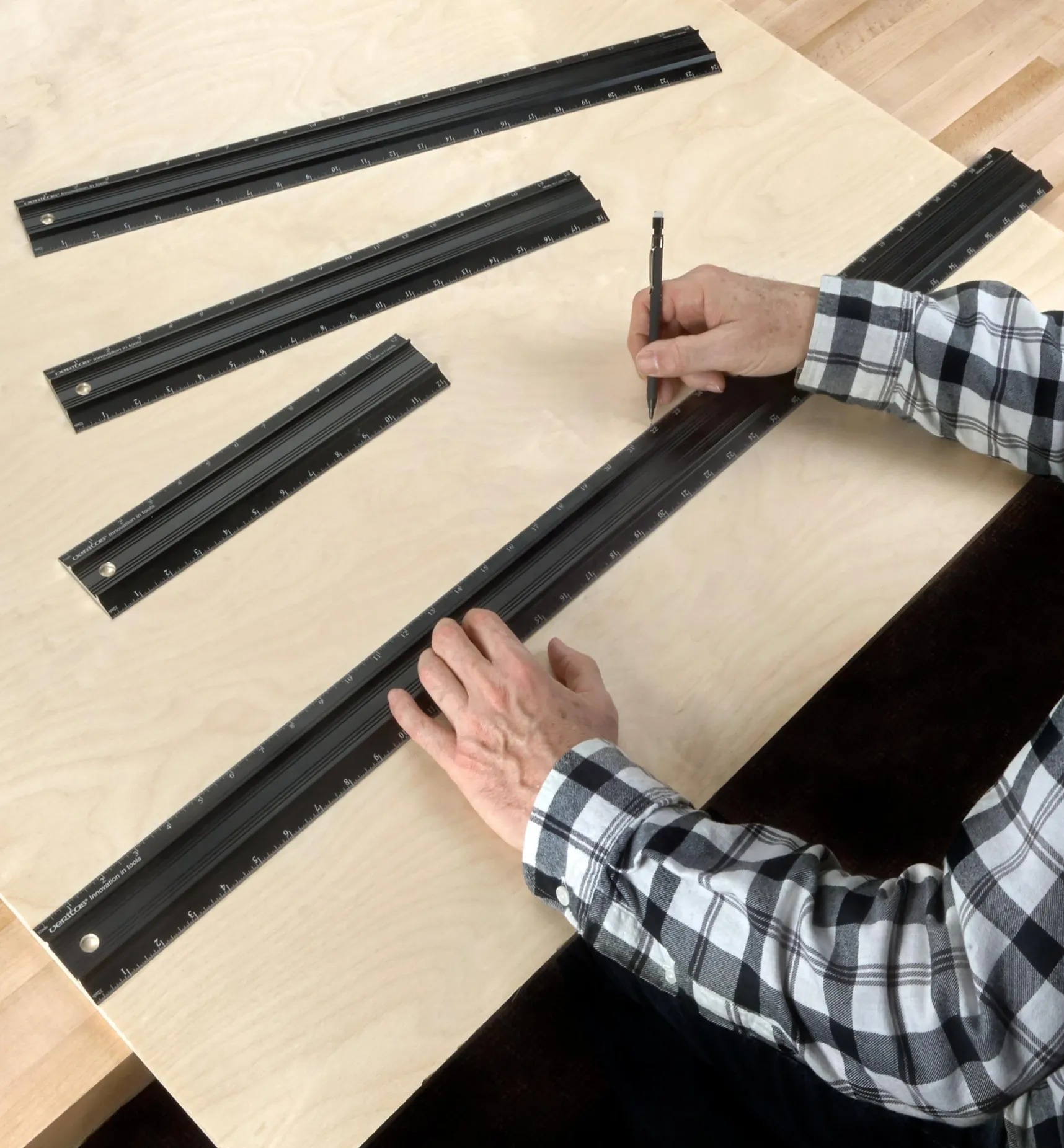 Best Set Of 4 Veritas Imperial Shop Rules Marking & Measuring