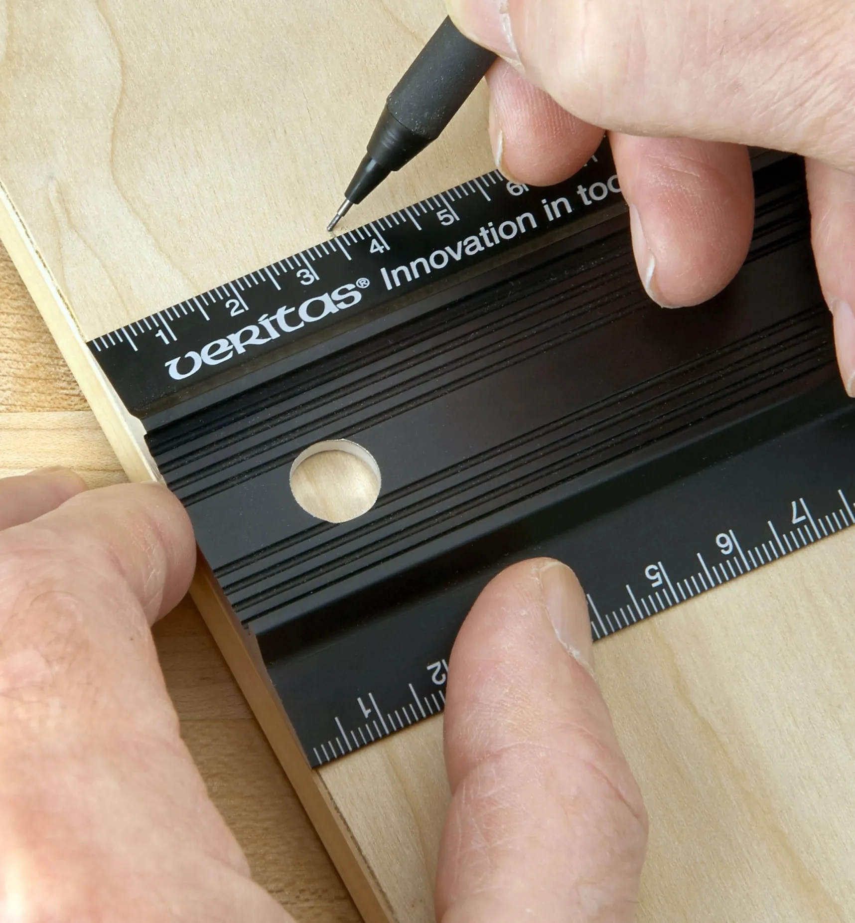 Clearance Set Of 4 Veritas Metric Shop Rules Marking & Measuring