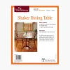 Hot Shaker Dining Table Plan Plans
