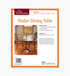 Hot Shaker Dining Table Plan Plans