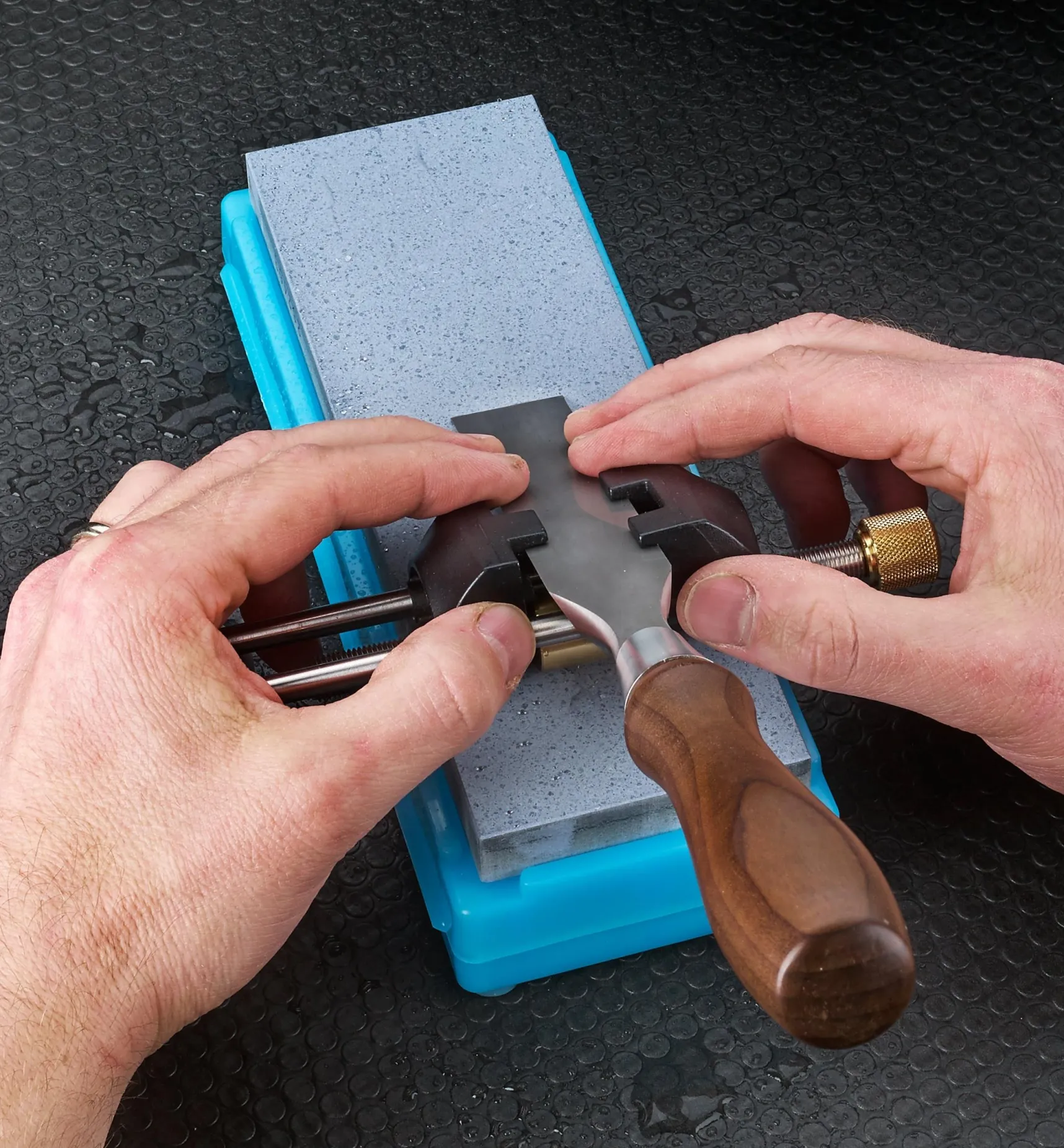 Outlet Shapton 1500x Blue Ha-No-Kuromaku Ceramic Stone Sharpening