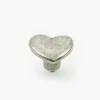 Online Simple Pewter Heart Knob Knobs