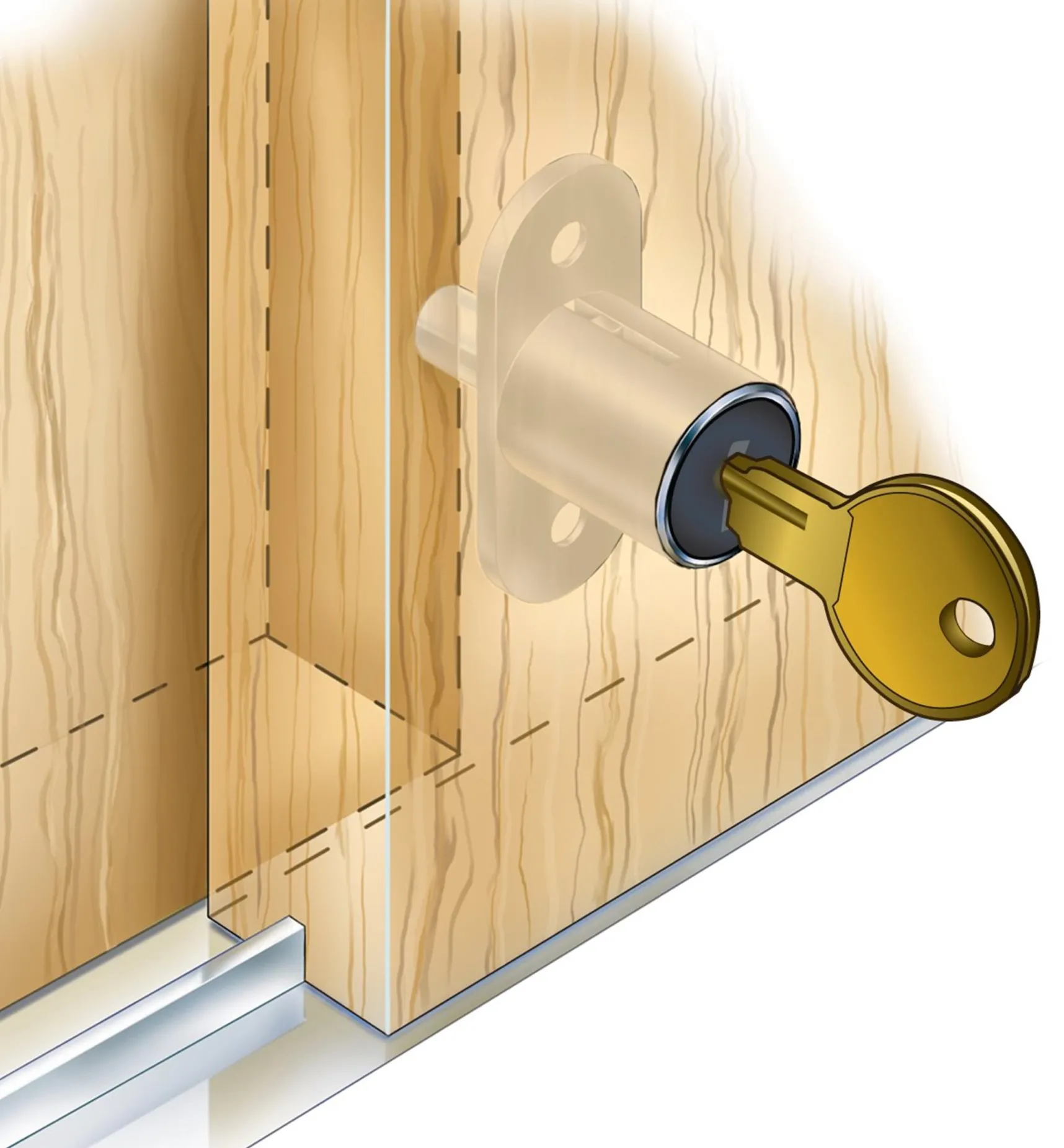 Online Sliding-Door Push Lock Locks