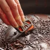 Best Small Holder & 6 Orange Plastic Razor Blades Scrapers