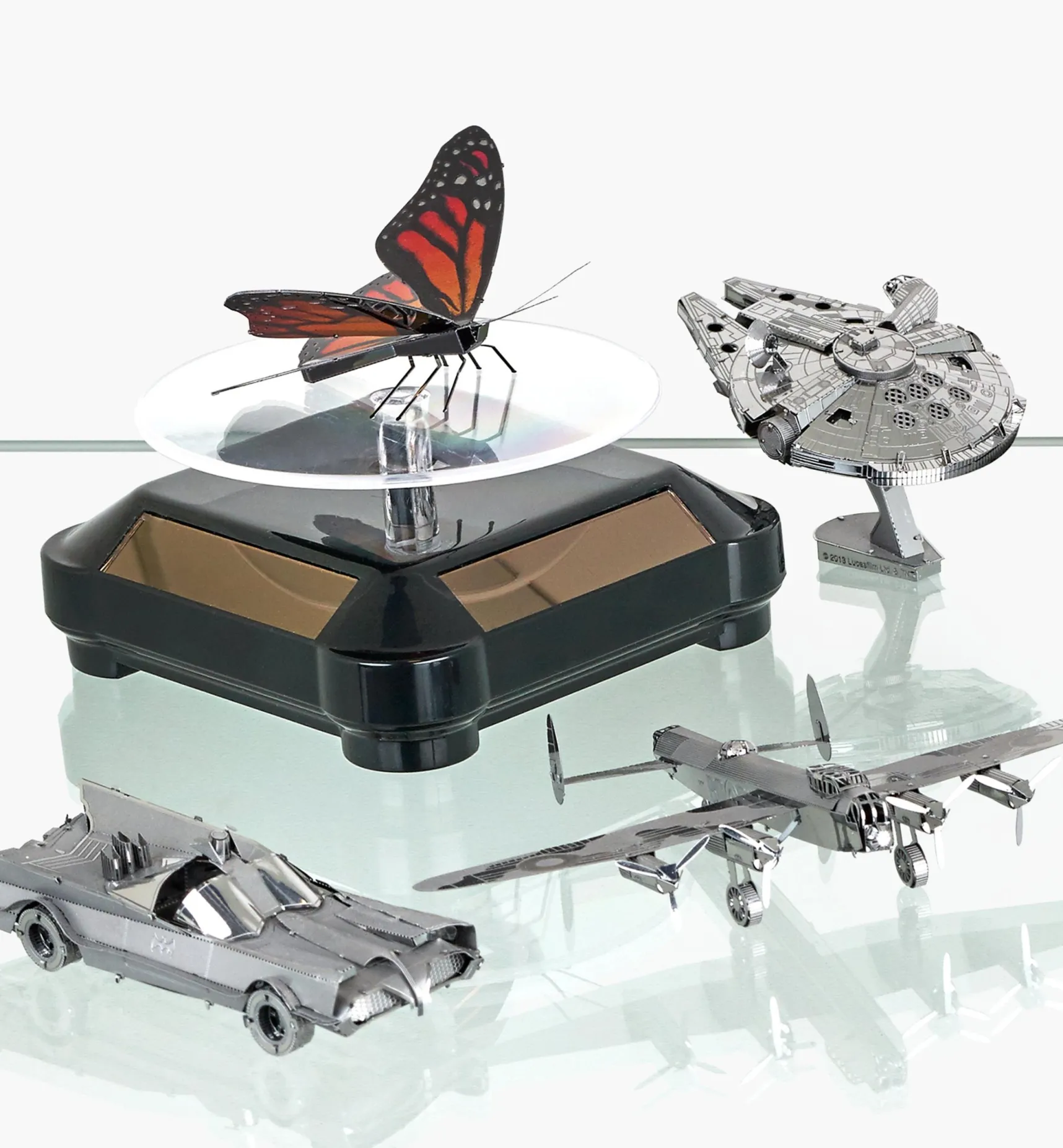 Online Solar Display Stand Décor
