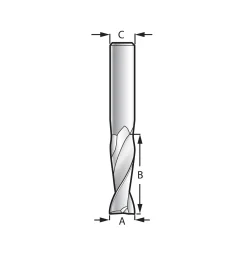Clearance Solid Carbide Onsrud Spiral Router Bits Routing