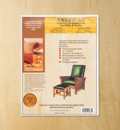 New Spindle Arm Morris Chair & Footstool Plan Plans