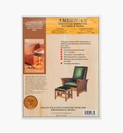 New Spindle Arm Morris Chair & Footstool Plan Plans