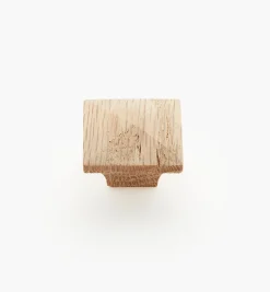 New Squared Wood Pyramid Knob Knobs
