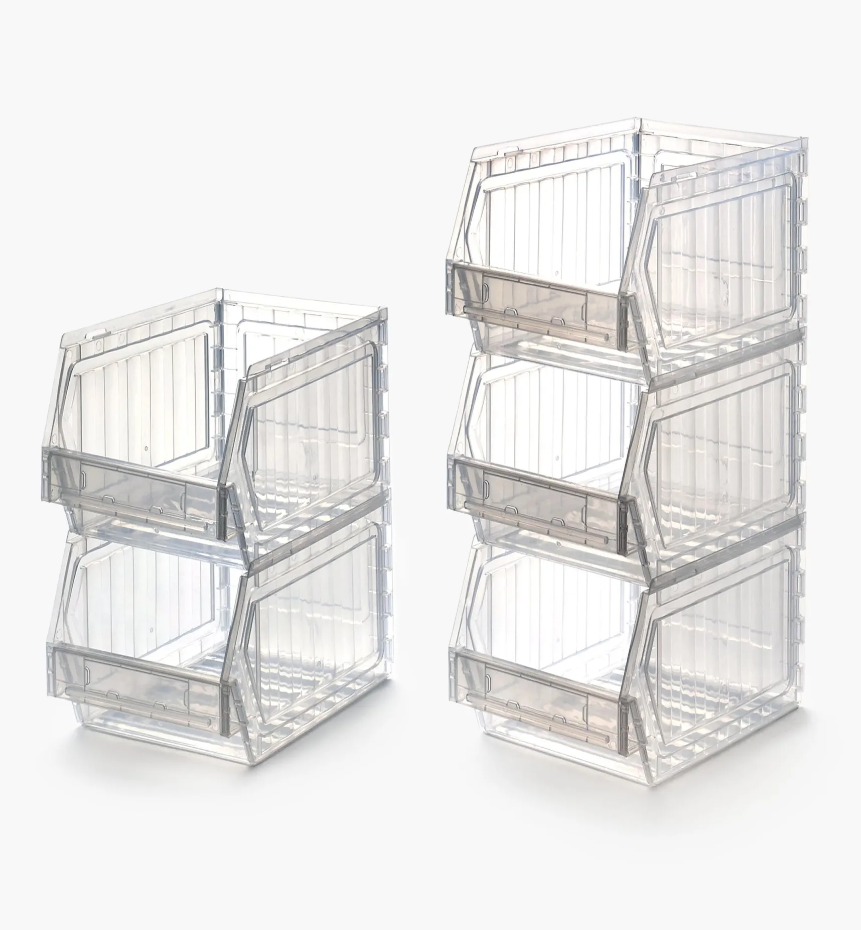 New Stackable Light-Duty Storage Bins Storage & Organization