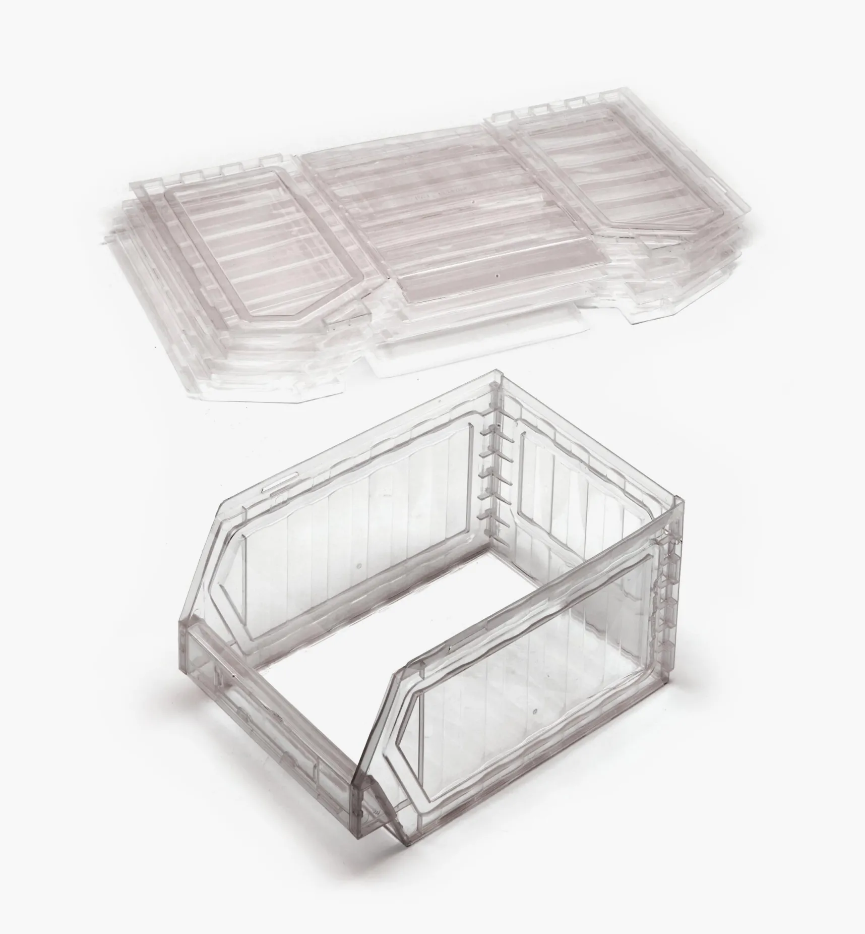 New Stackable Light-Duty Storage Bins Storage & Organization