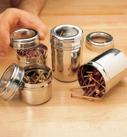 New Stainless-Steel Canisters Food Storage