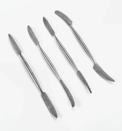 Hot Stainless-Steel Hand-Stitched Riffler Set Hand Tools