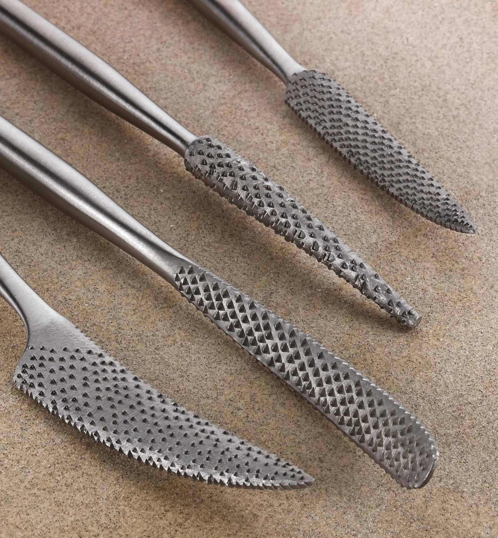 Hot Stainless-Steel Hand-Stitched Riffler Set Hand Tools