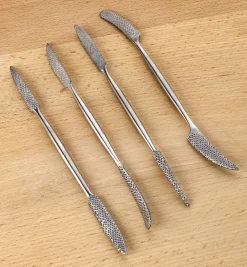 Hot Stainless-Steel Hand-Stitched Riffler Set Hand Tools