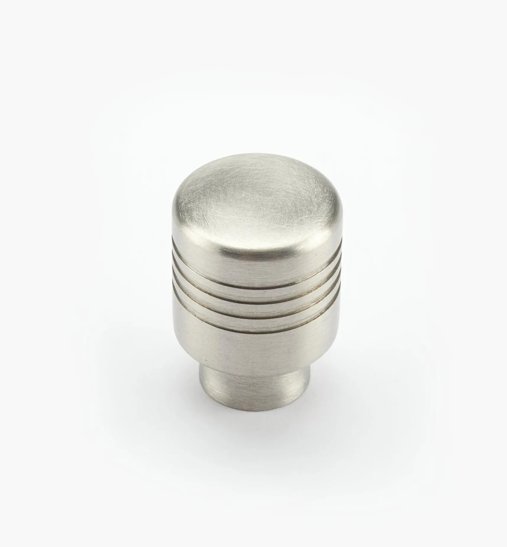 Stainless-Steel Ribbed Knobs Knobs