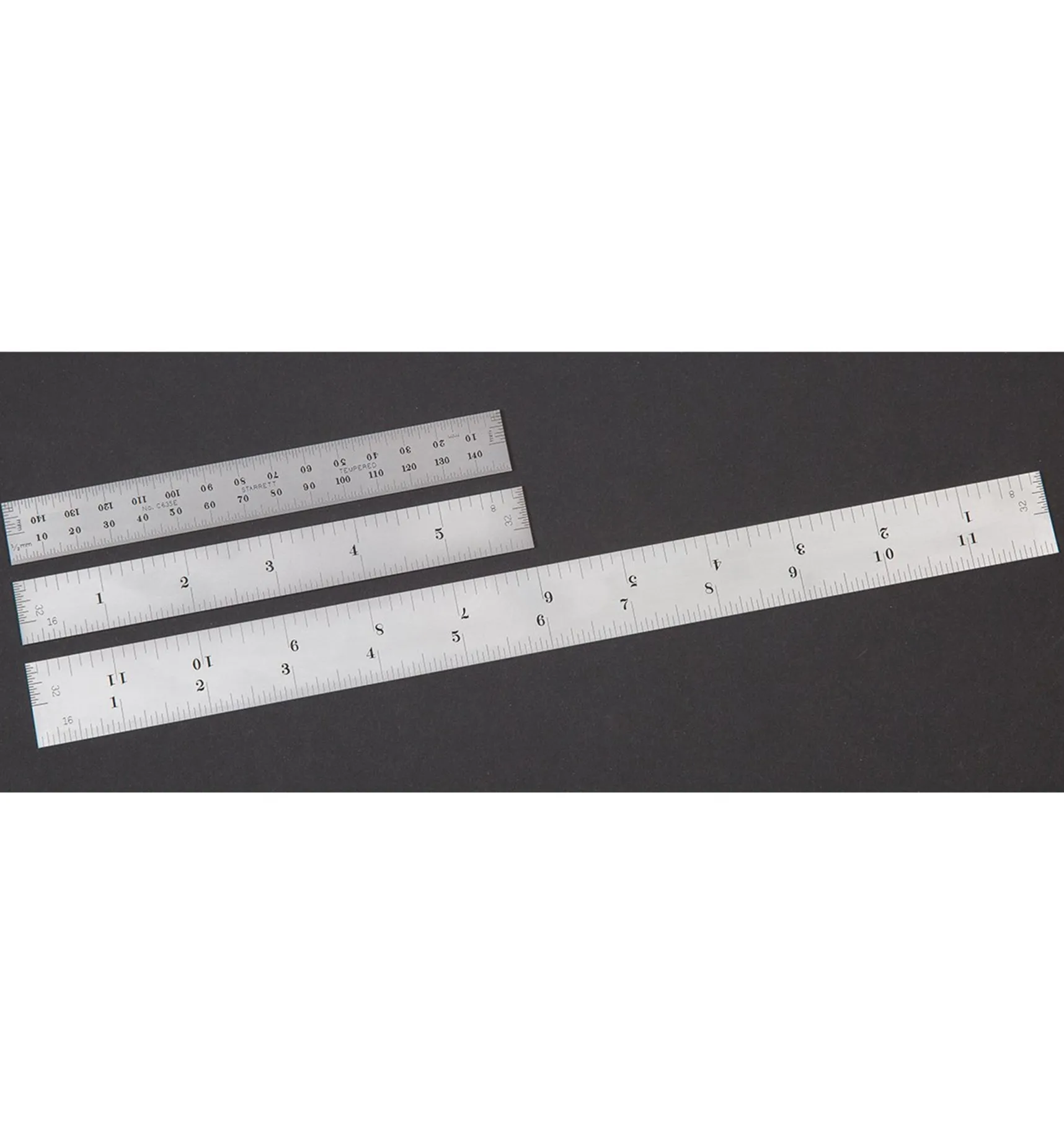Discount Starrett Spring-Tempered Precision Rules With End Graduations Marking & Measuring