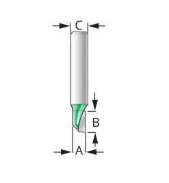 Online Stubby Straight Bit Routing