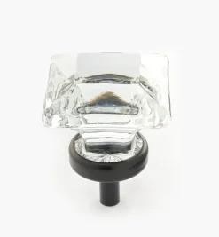 New Table-Cut Glass Knob Knobs