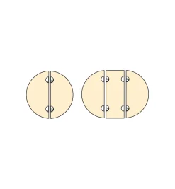 Clearance Table-Leaf Fastener Table Hardware