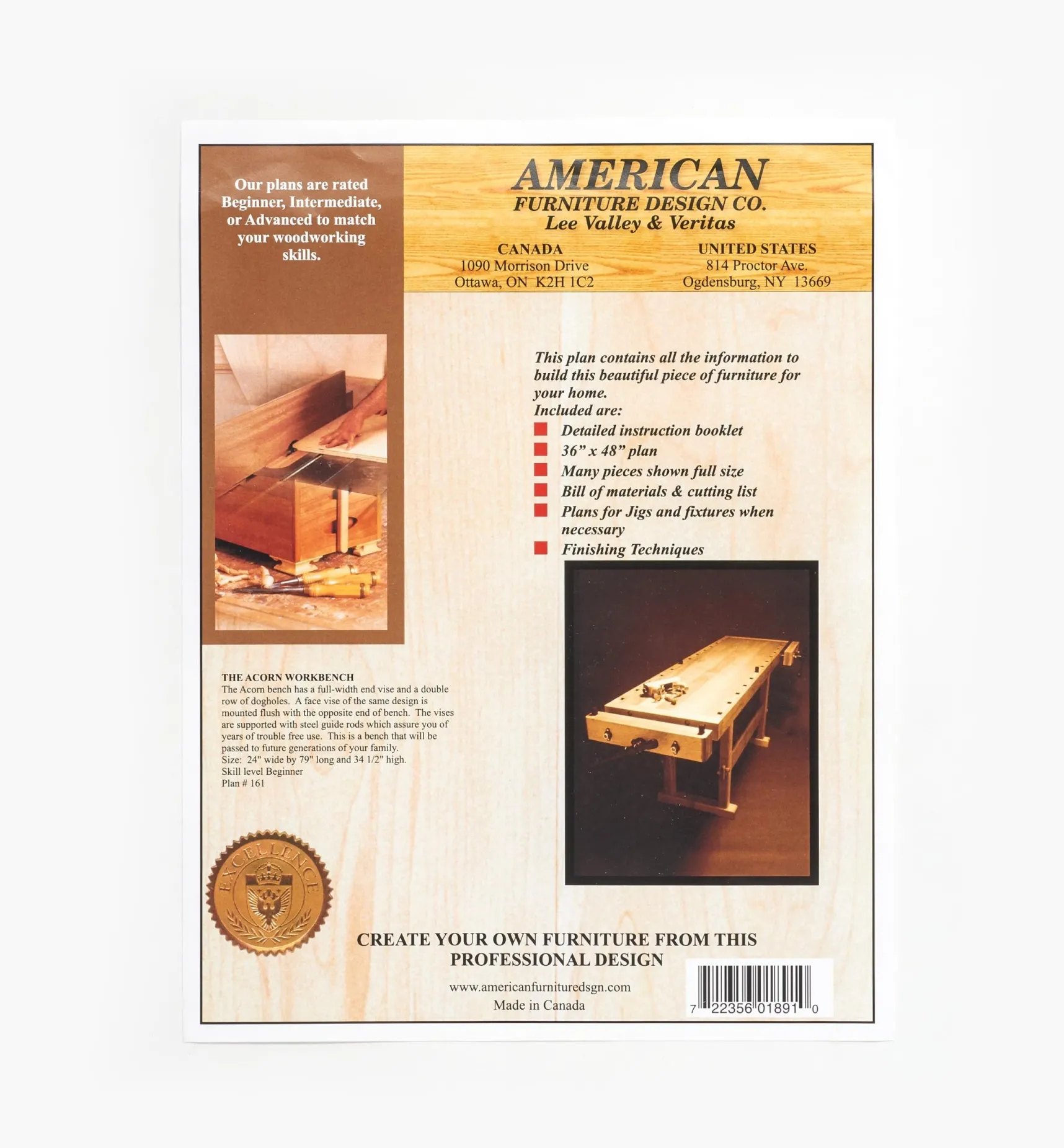 Hot The Acorn Workbench Plan Plans