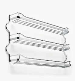 Outlet Three-Shelf Screw-Mount Spice Rack Kitchen Hardware