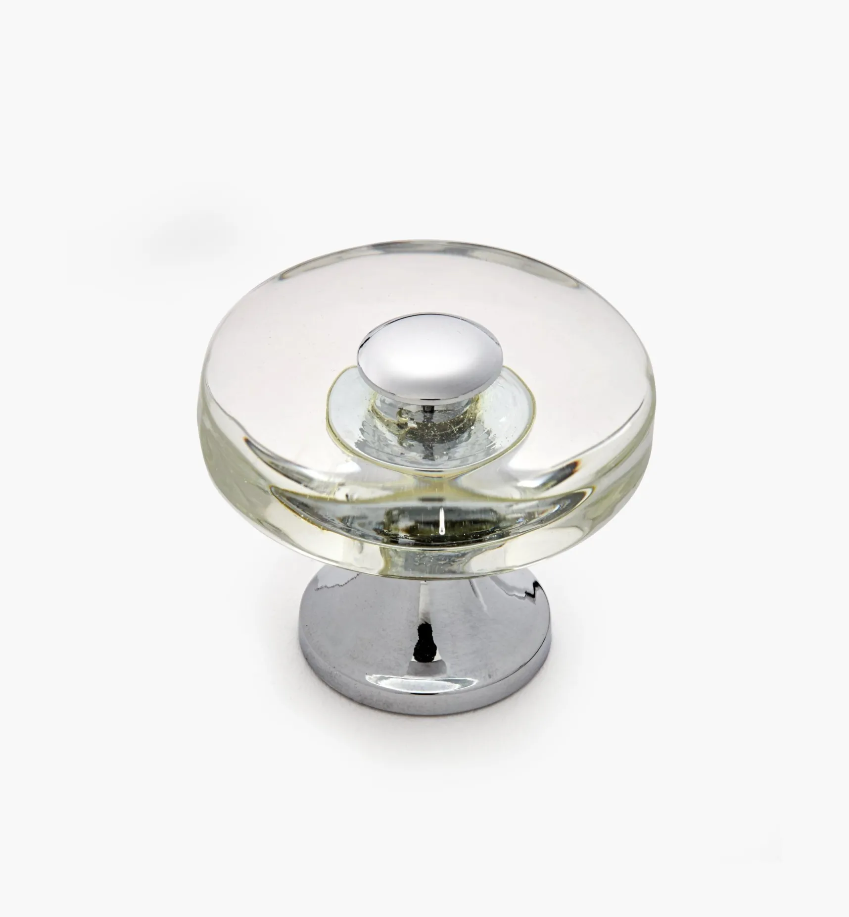 Clearance Tinted Glass Disc Knob Knobs