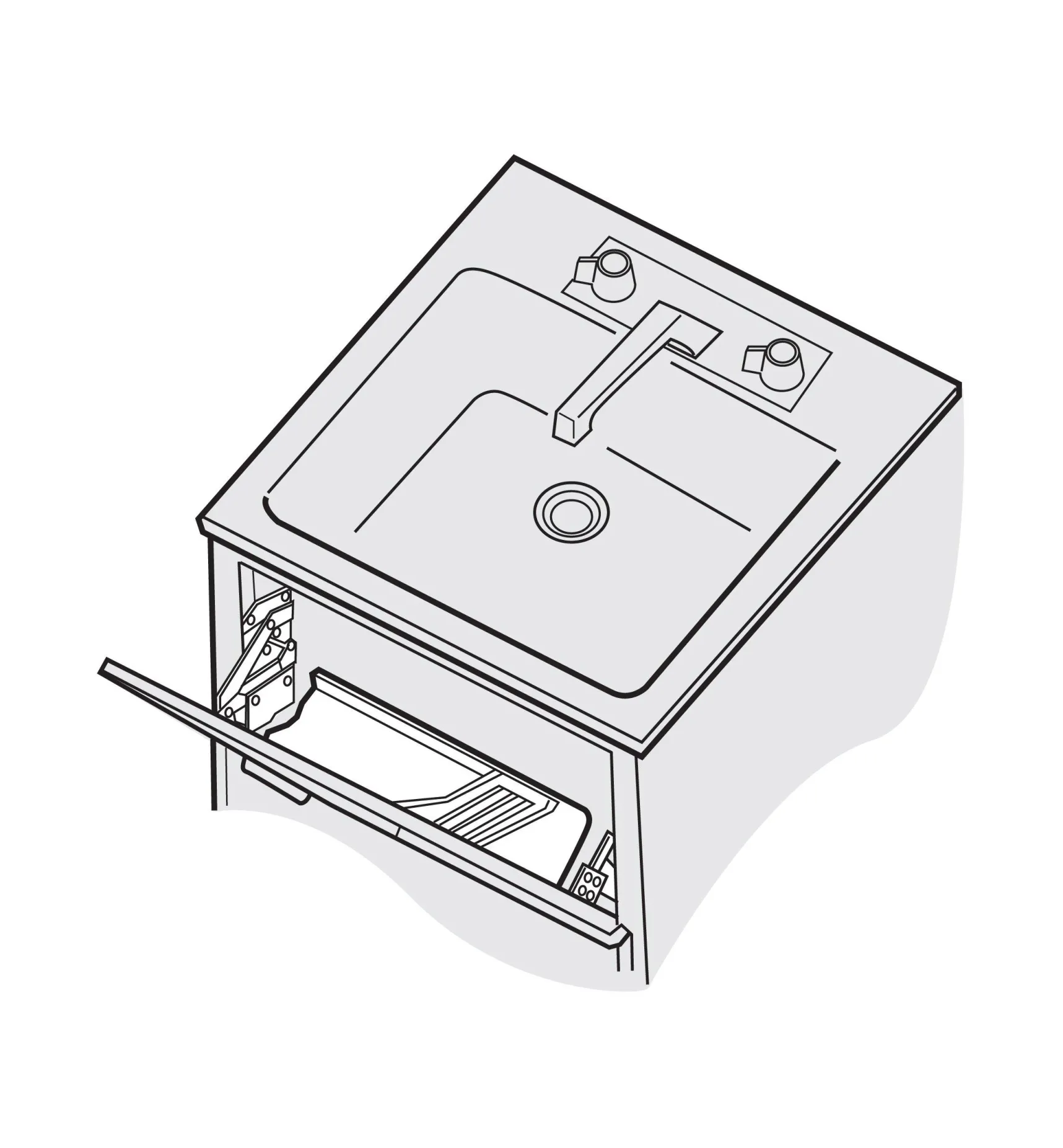 New Tip-Out Trays Storage Organization