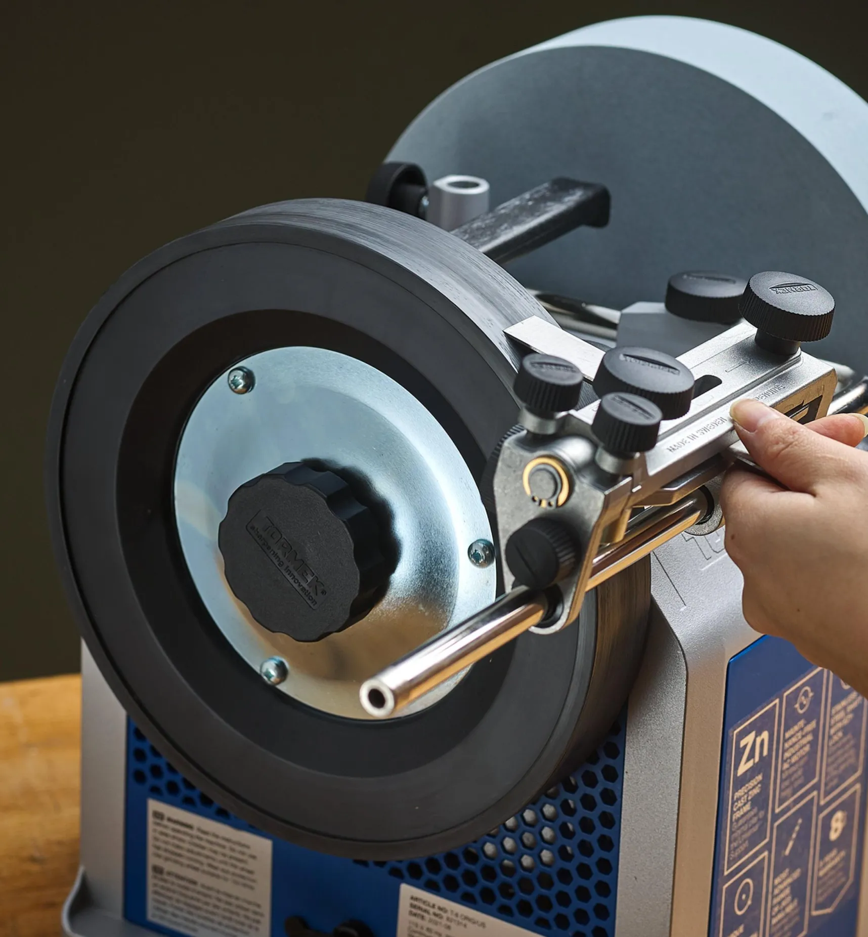 Tormek Composite Honing Wheel Sharpening