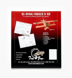 Hot Toy Bi-Wing Airplane Plan Plans