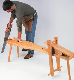 Online Traditional English Shaving Horse Plan Plans