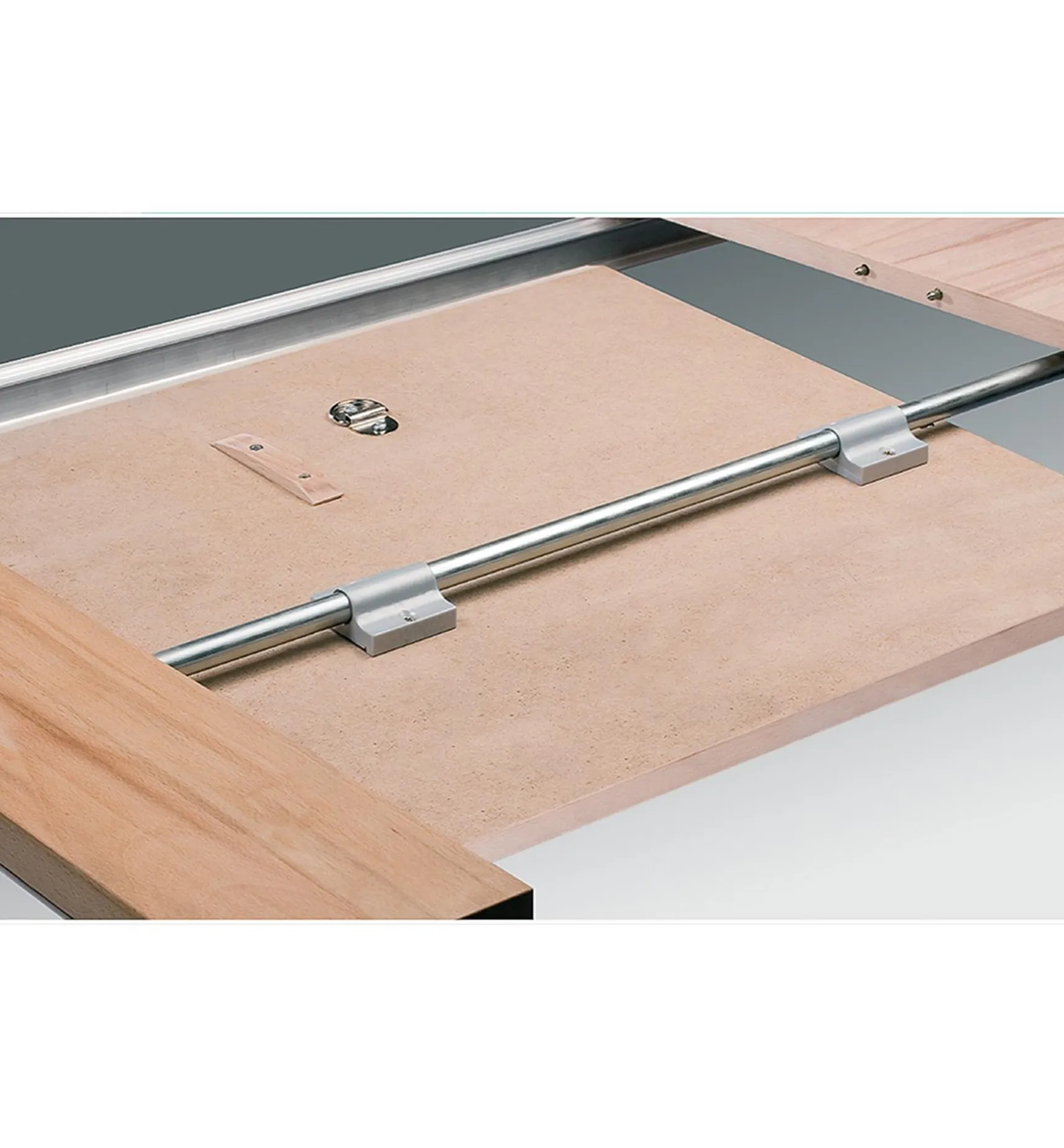 Hot Tube-Hinge Leaf-Mount Mechanism Table Hardware