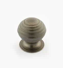 Outlet Turned Brass Ridged Knobs Knobs