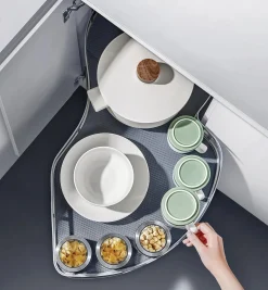 Outlet Two-Tier Corner Swing Tray Kitchen Hardware