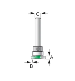 Undercut Slotting Bit Routing