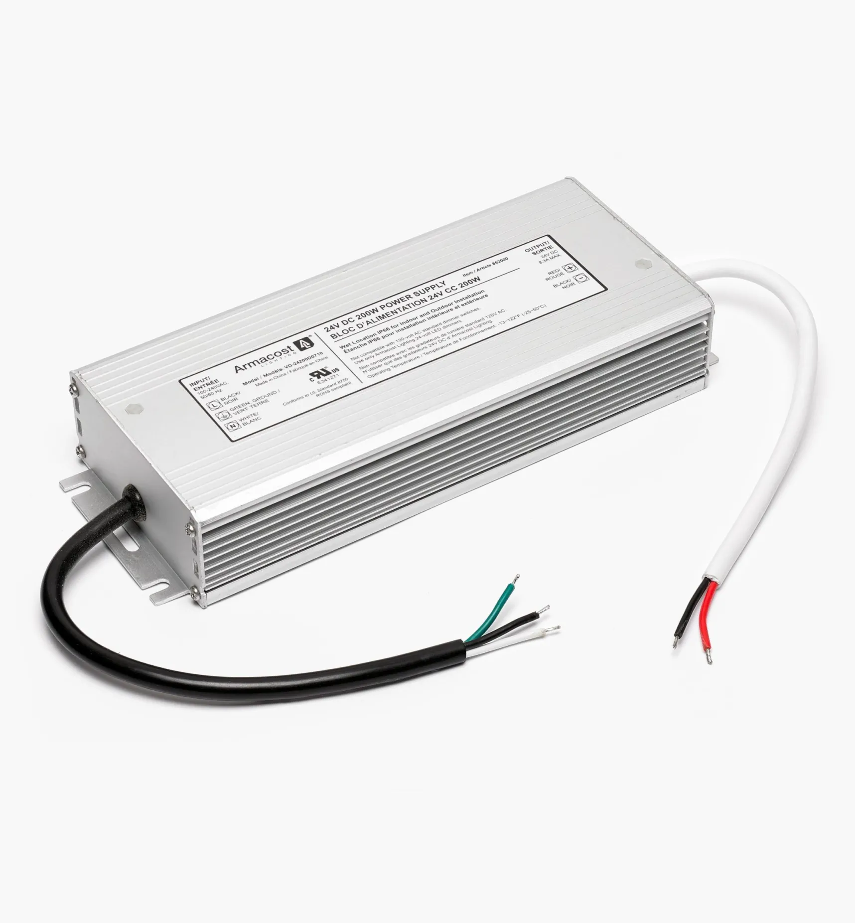 Clearance 24V Indoor/Outdoor Power Supplies For RGB+W LED Lights Lighting