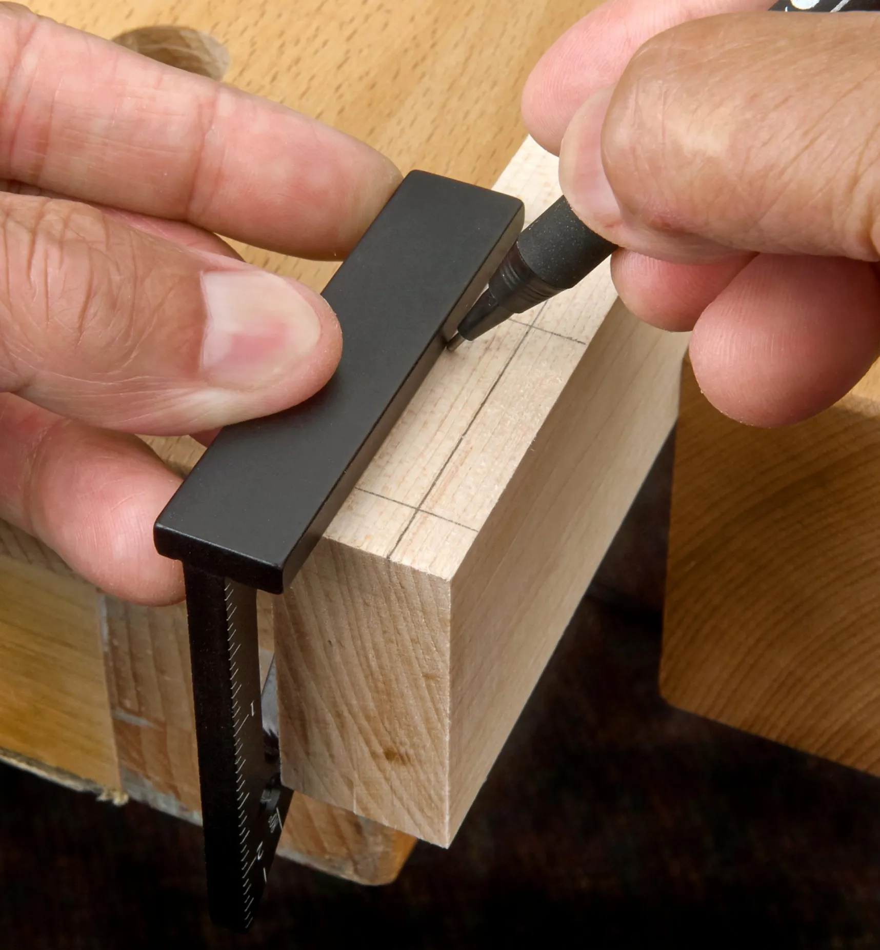 Sale Veritas 2 1/2" Pocket Layout Square Marking & Measuring