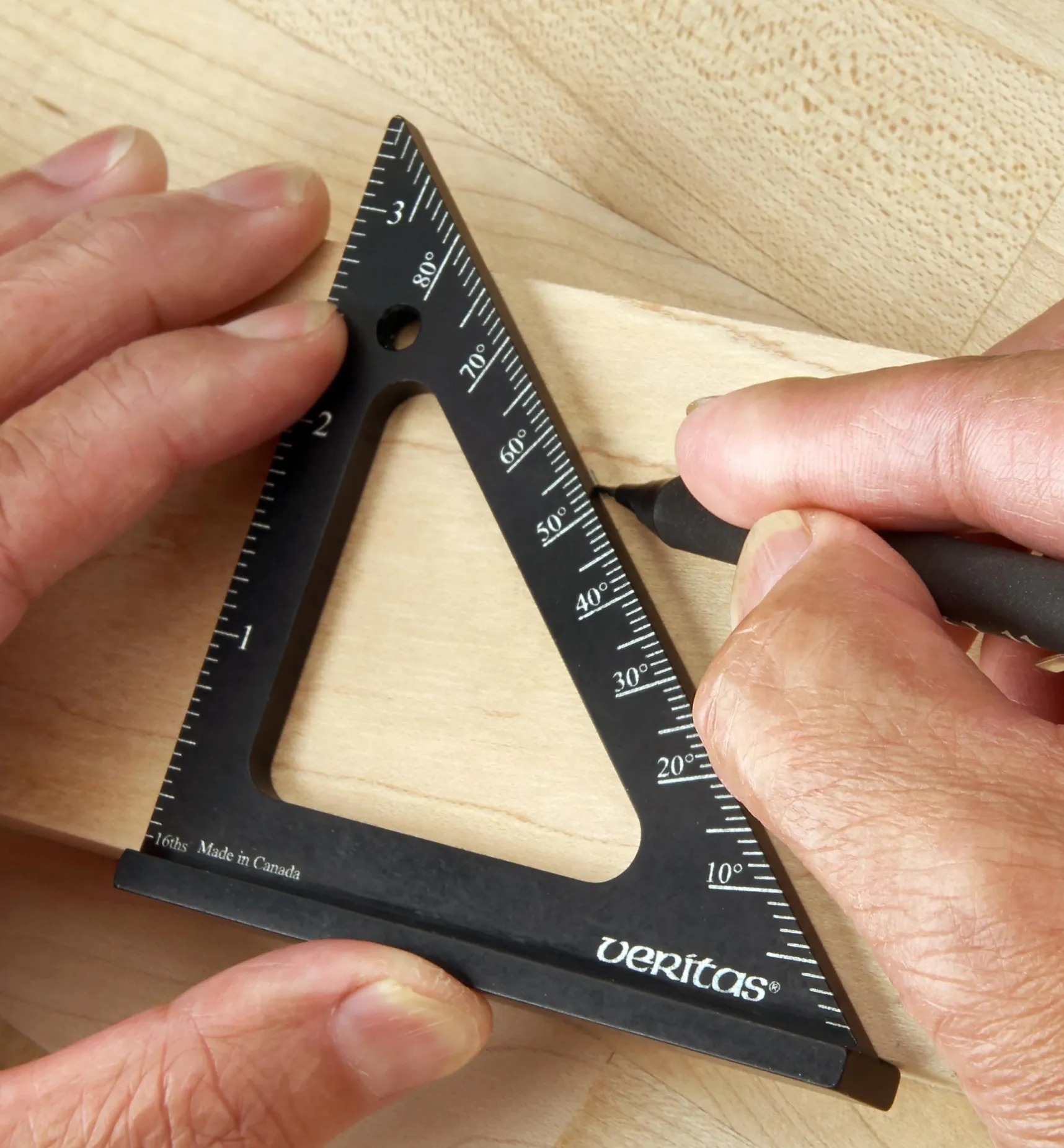 Online Veritas 3 1/2" Pocket Layout Square Marking & Measuring