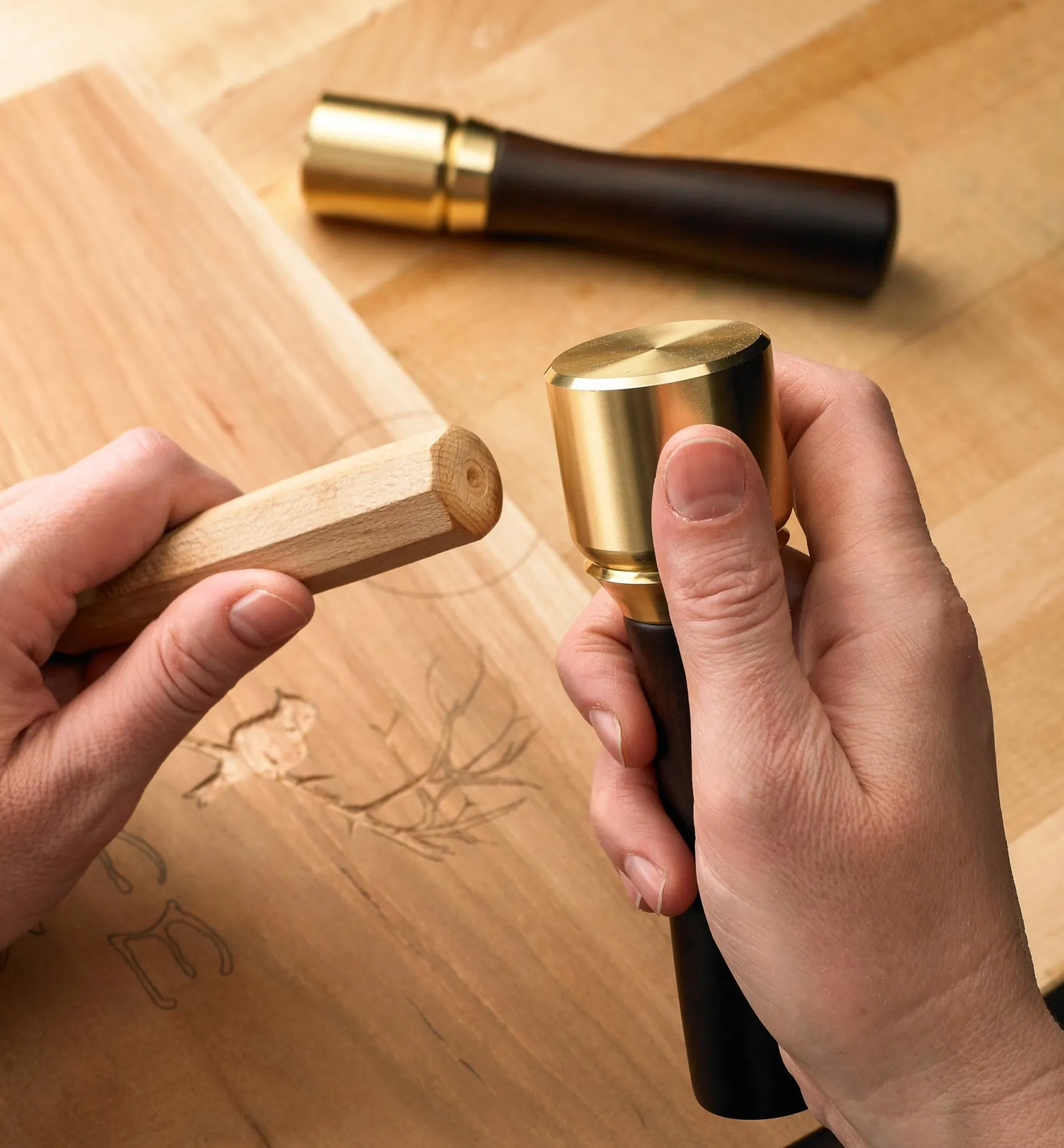 Clearance Veritas Journeyman's Brass Mallets Hand Tools