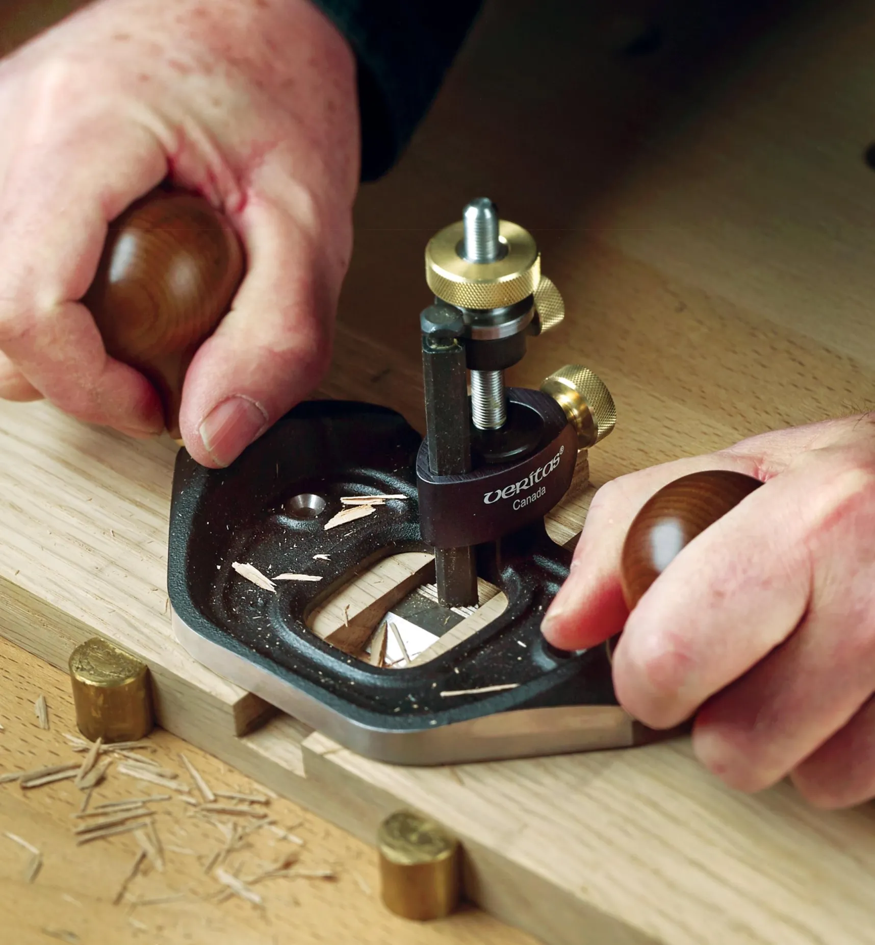 Best Veritas Large Router Plane, Box & Imperial Blades Set Routing