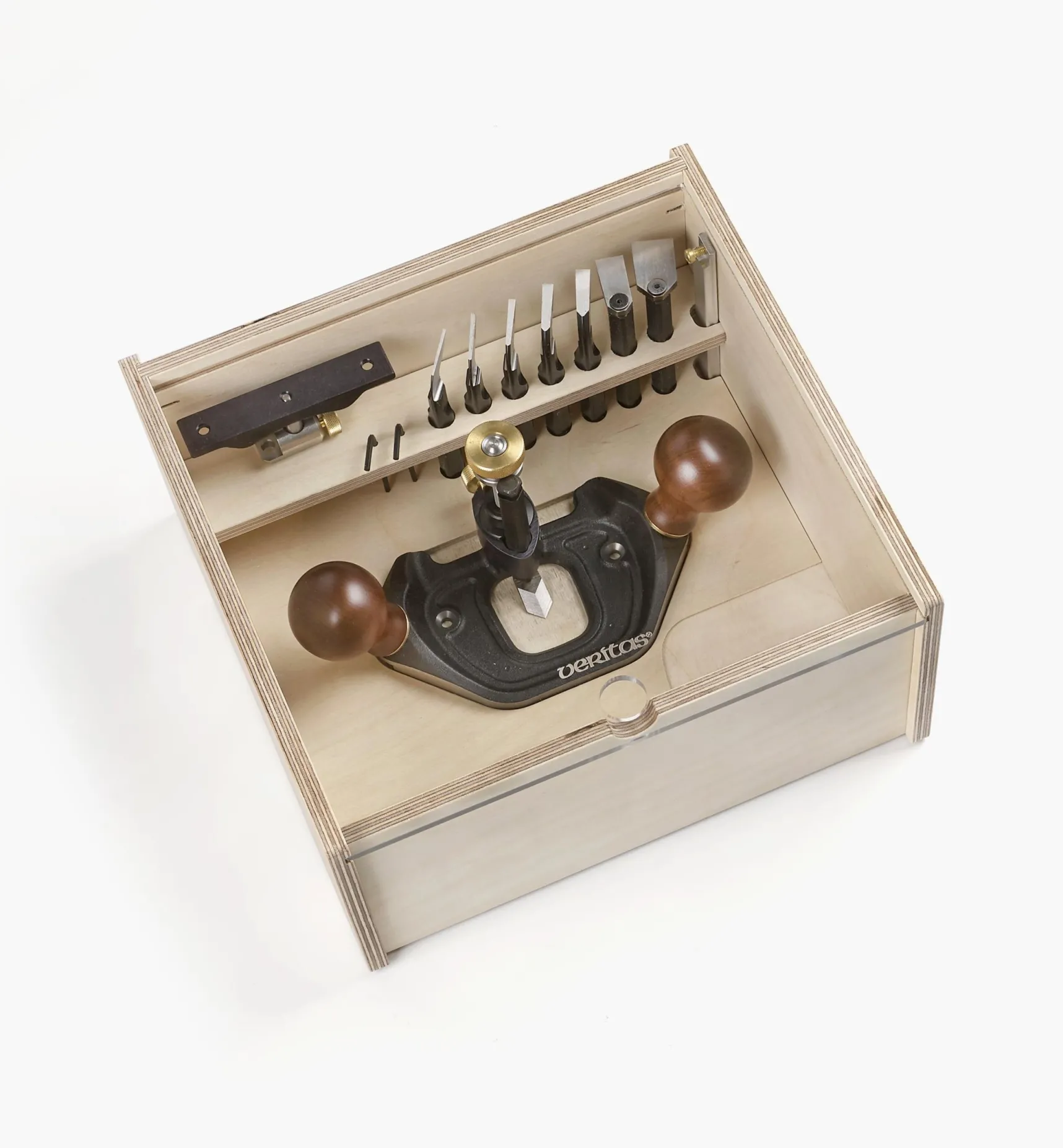 Best Veritas Large Router Plane, Box & Metric Blades Set Routing
