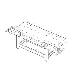 Outlet Veritas Quick-Release Sliding Tail Vise Workshop