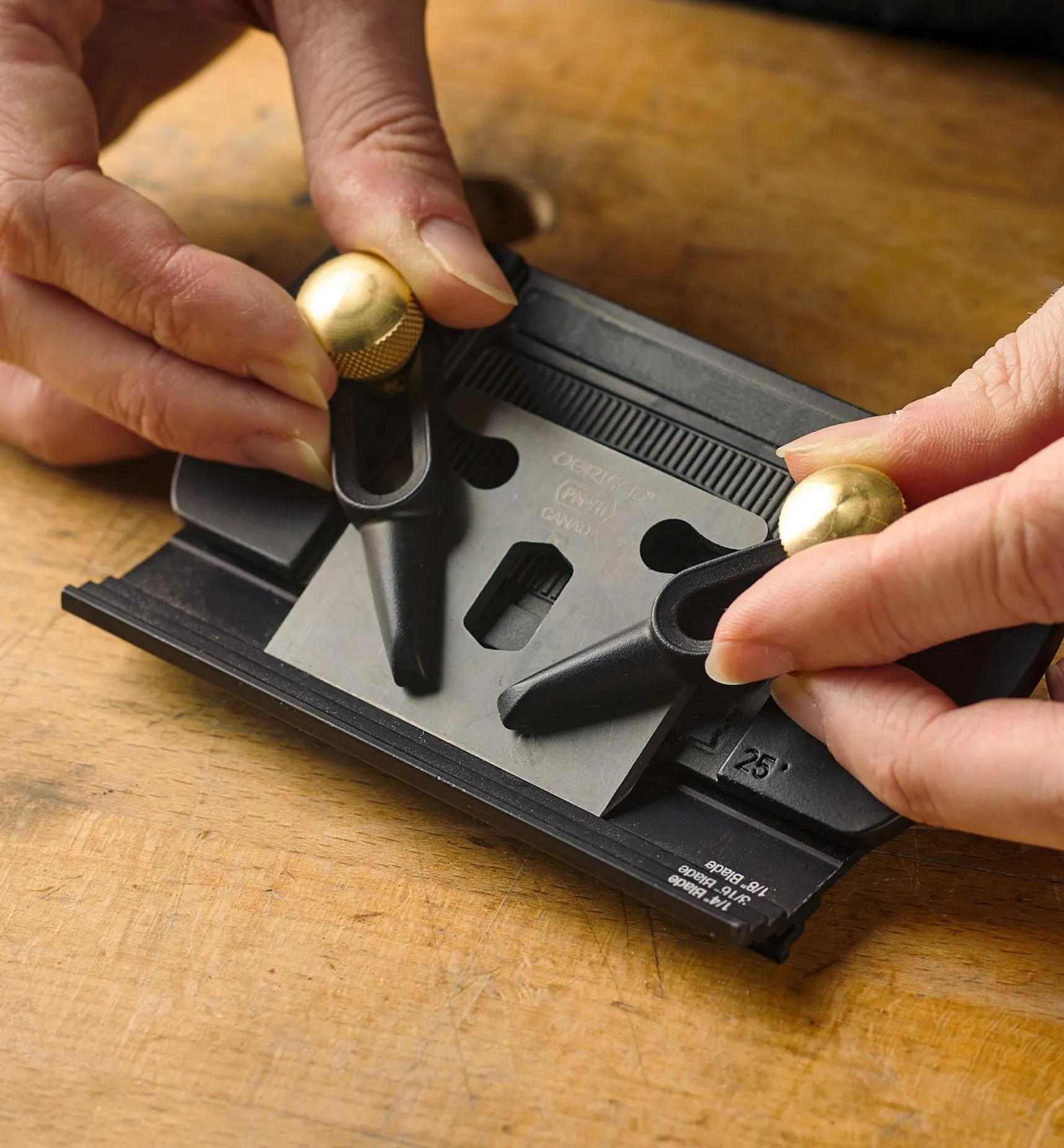 Outlet Veritas Short-Blade Honing Guide Sharpening