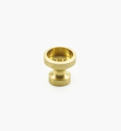 Hot Veritas Smooth-Rimmed Brass Insert Knobs Knobs