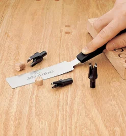 Clearance Veritas Snug-Plug Cutters & Double-Edge Flush-Cutting Saw Set Drilling